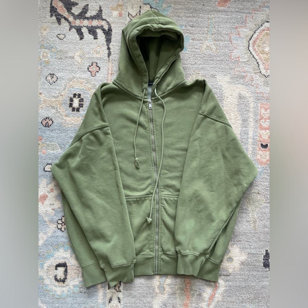 Brandy Melville Matcha Green Cristy Hoodie